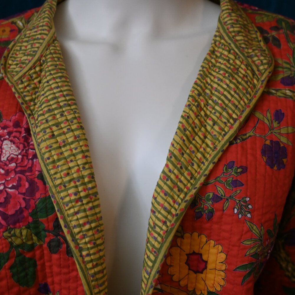 Tropical/floral Jacket/blazer